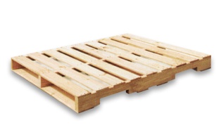 Type: Pine Wood Pallet, Four Way Entry Block